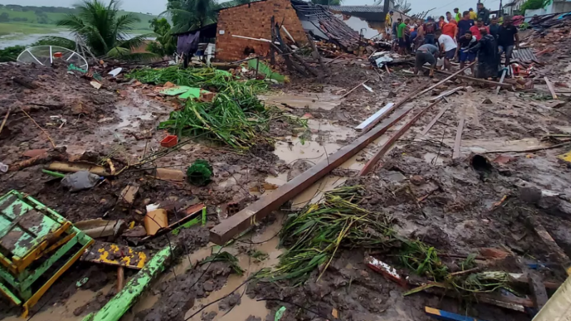 Passa de 18 mil o número de desabrigados e desalojados pela chuva em Alagoas