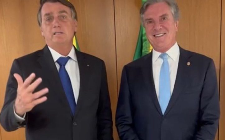 Ao lado de Collor, presidente Bolsonaro anuncia agenda em Maceió no próximo dia 28