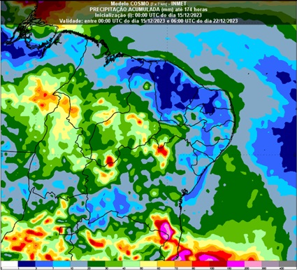 Alerta do INMET: Nordeste se prepara para intensa atividade chuvosa