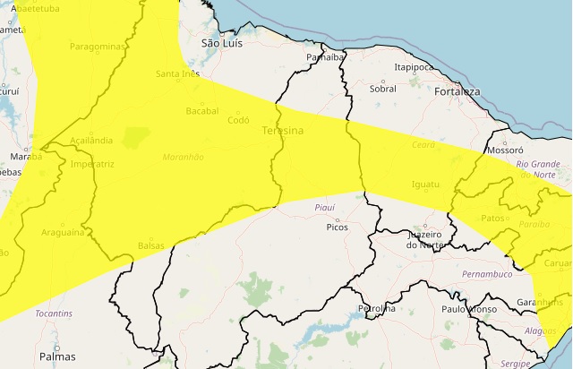 Todos os municípios de Alagoas estão sob alerta de chuvas intensas