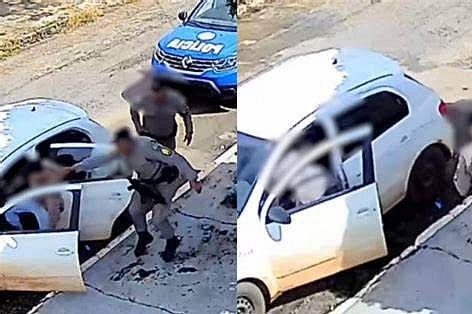Motorista foge de abordagem policial e arrasta policial dentro de veículo em Goiás
