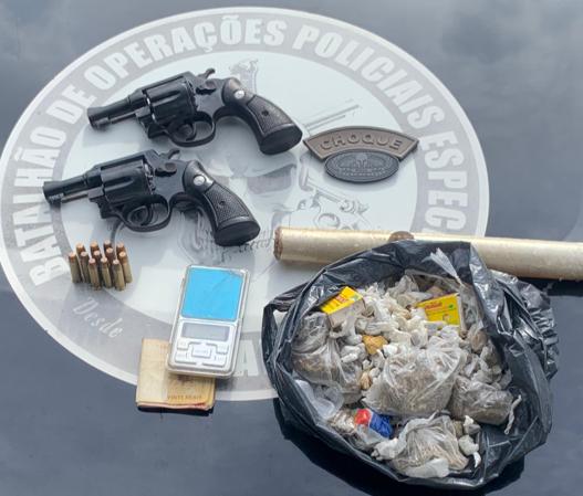 Polícia Militar de Alagoas registra apreensão de cinco armas de fogo e drogas em 24 horas