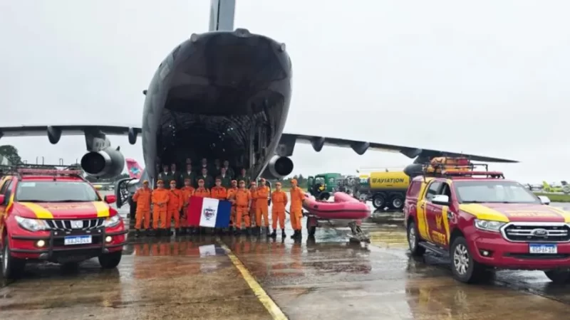 CBM/AL envia 12 bombeiros para auxiliar resgates no RS