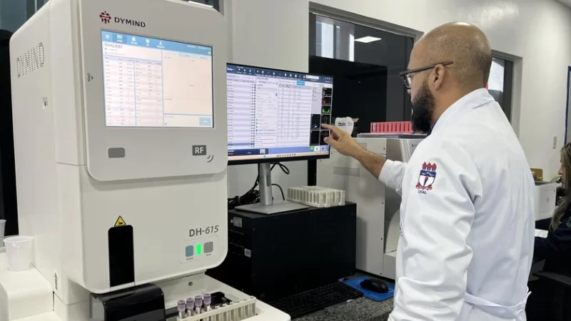 HGE passa a contar com novo equipamento capaz de realizar 100 hemogramas por hora