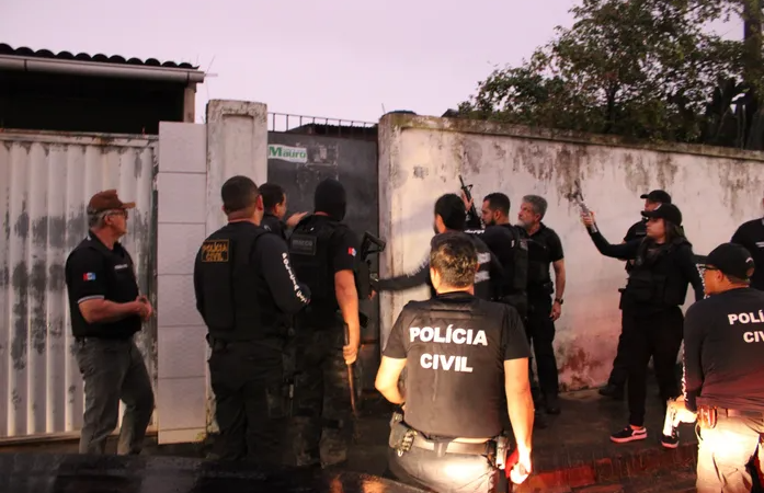 80 mandados de busca e apreensão e de prisão são cumpridos em Maceió e outros municípios; 21 pessoas já foram detidas