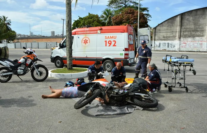 Em quase 6 meses, Samu registra mais de 1.200 vítimas de acidentes com motos em AL