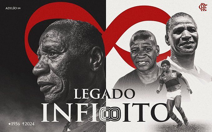 Morre Adílio, campeão mundial do Flamengo, aos 68 anos