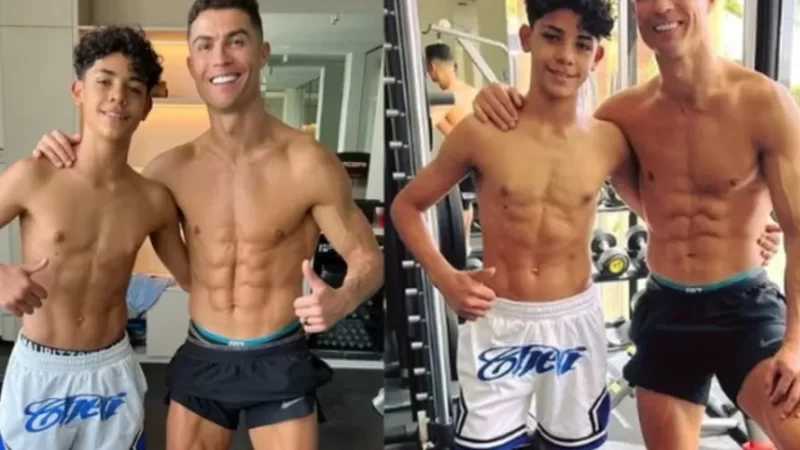 Cristiano Ronaldo diz que não pressiona filho para ser jogador