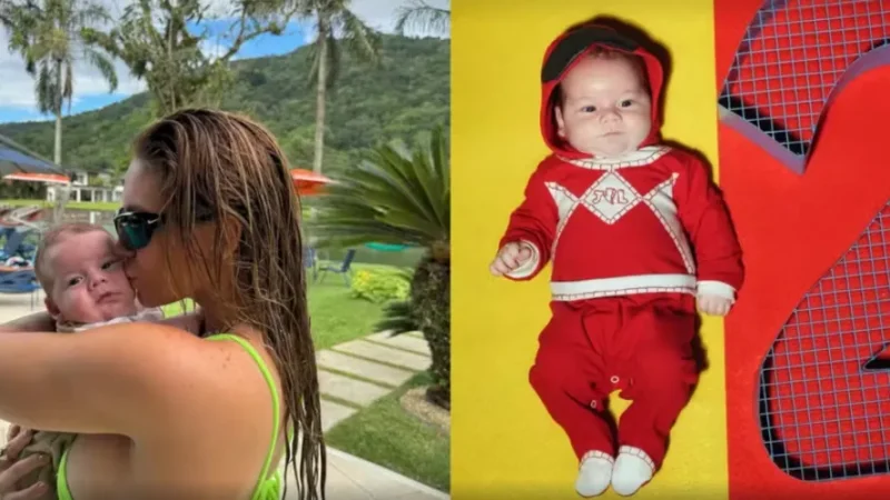 Virginia celebra 2 meses do caçula José Leonardo com foto fofa e declaração