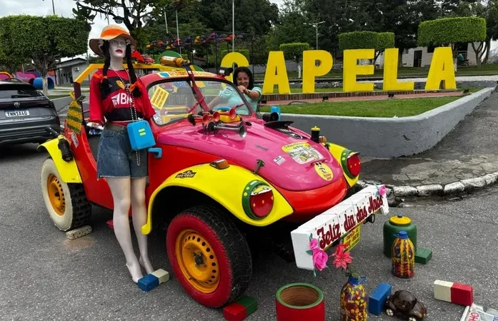 Veja o Fusca de 55 anos, que virou celebridade turística no Vale do Paraíba alagoano 