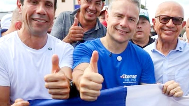 Renan Filho mobiliza multidões em Estrela de Alagoas e Cacimbinhas durante agenda política
