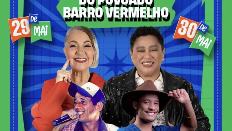 Tradição e música marcam Festa do Povoado Barro Vermelho em Belém nos dias 29 e 30 de maio