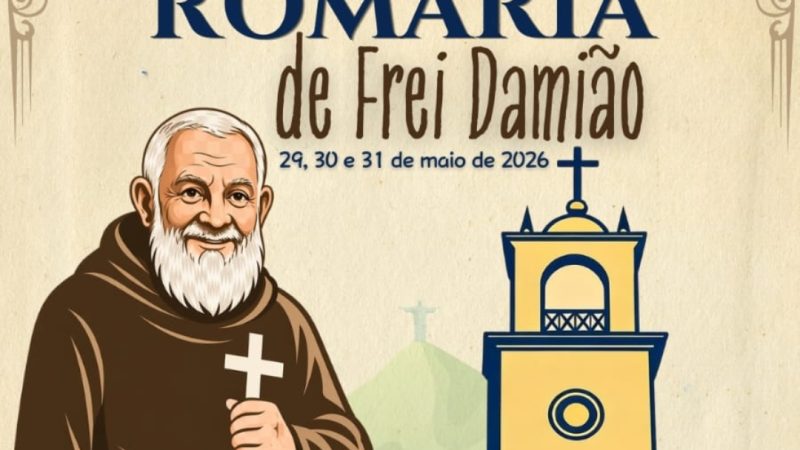 Romaria de Frei Damião começa nesta sexta (29) em Canafístula com programação religiosa e show da Banda Sopro Divino
