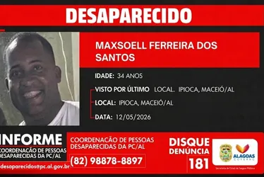 Namorado vira principal suspeito no desaparecimento de homem em Maceió, aponta investigação da Polícia Civil