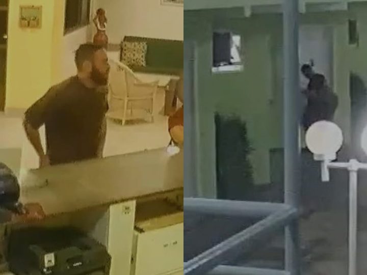 Imagens mostram invasão de quarto e execução de empresária alagoana em hotel de Aracaju